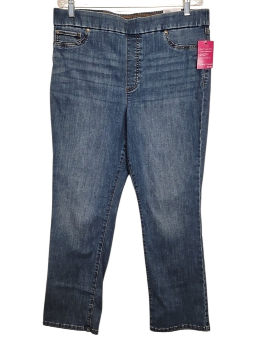Kim Rogers NWT Tummy Control Pull On Jeans, 16P Average